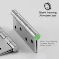 304 Stainless Steel Hinges 10cm x 7.6cm - Easy Install, 2 Pack - SuperSaverAU - view 3