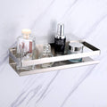Brushed 304 Stainless Steel Wall Mounted Shower Shelf 23cm x 10.3cm - SuperSaverAU - view 1