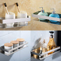 Brushed 304 Stainless Steel Wall Mounted Shower Shelf 23cm x 10.3cm - SuperSaverAU - view 3