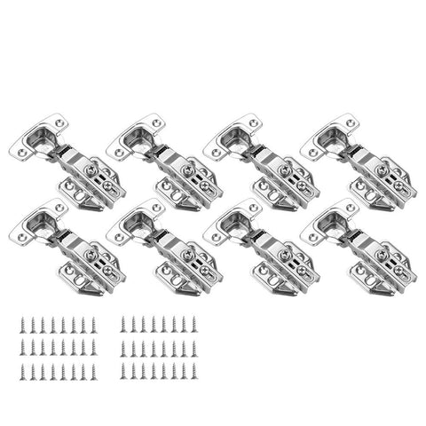 RUSTPROOF 304 Stainless Steel 8 Pack Cabinet Hinges 100° Soft Closing - SuperSaverAU - view 1