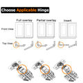 RUSTPROOF 304 Stainless Steel 8 Pack Cabinet Hinges 100° Soft Closing - SuperSaverAU - view 4