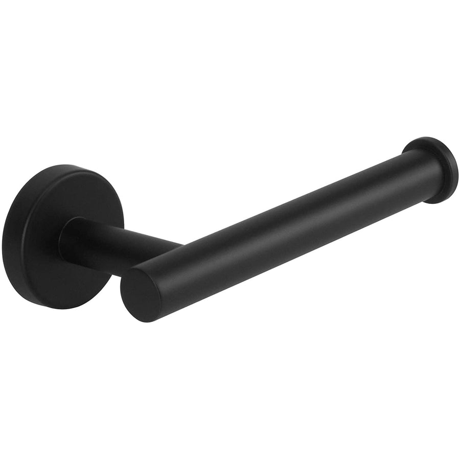 Black Wall Mount Toilet Paper Holder, 304 Stainless Steel, 75mm x 155mm x 25mm - SuperSaverAU - view 1