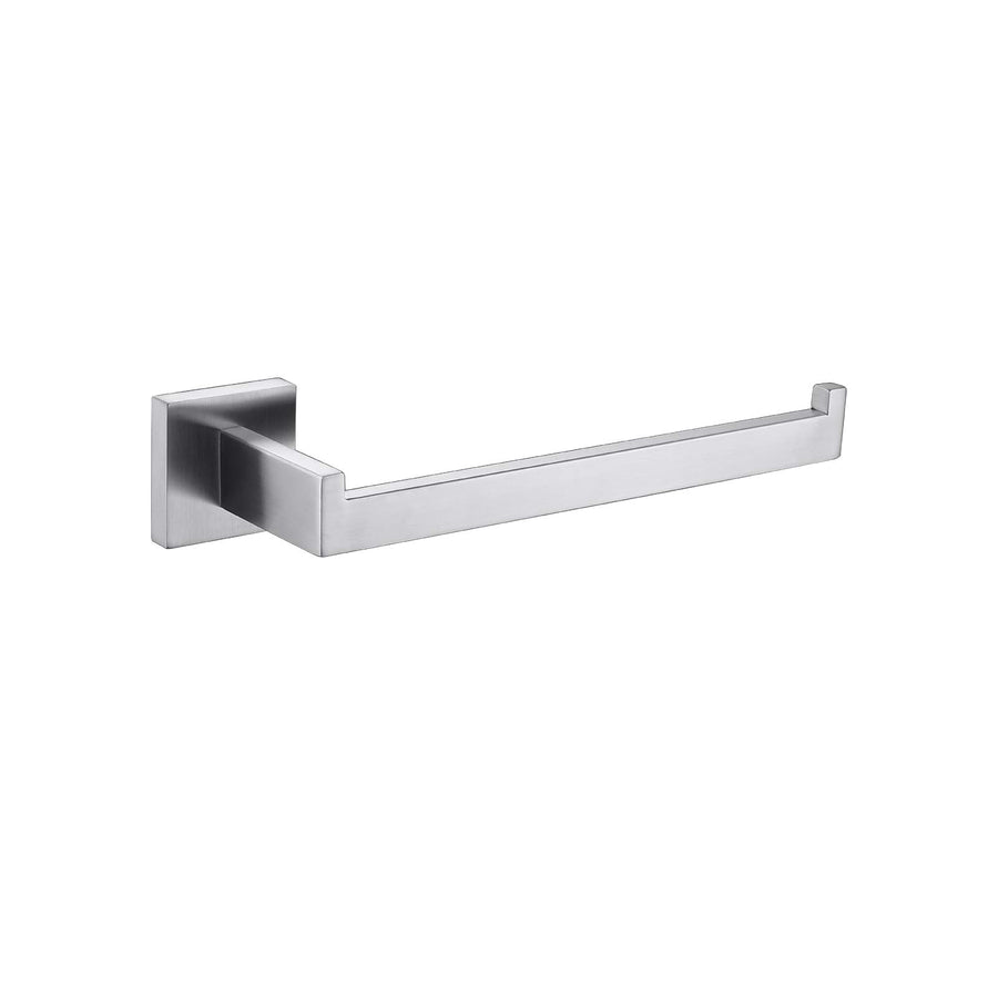 SUS304 Stainless Steel Square Hand Towel Holder Ring 25cm Brushed Nickel - SuperSaverAU - view 1