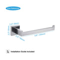 SUS304 Stainless Steel Square Hand Towel Holder Ring 25cm Brushed Nickel - SuperSaverAU - view 6