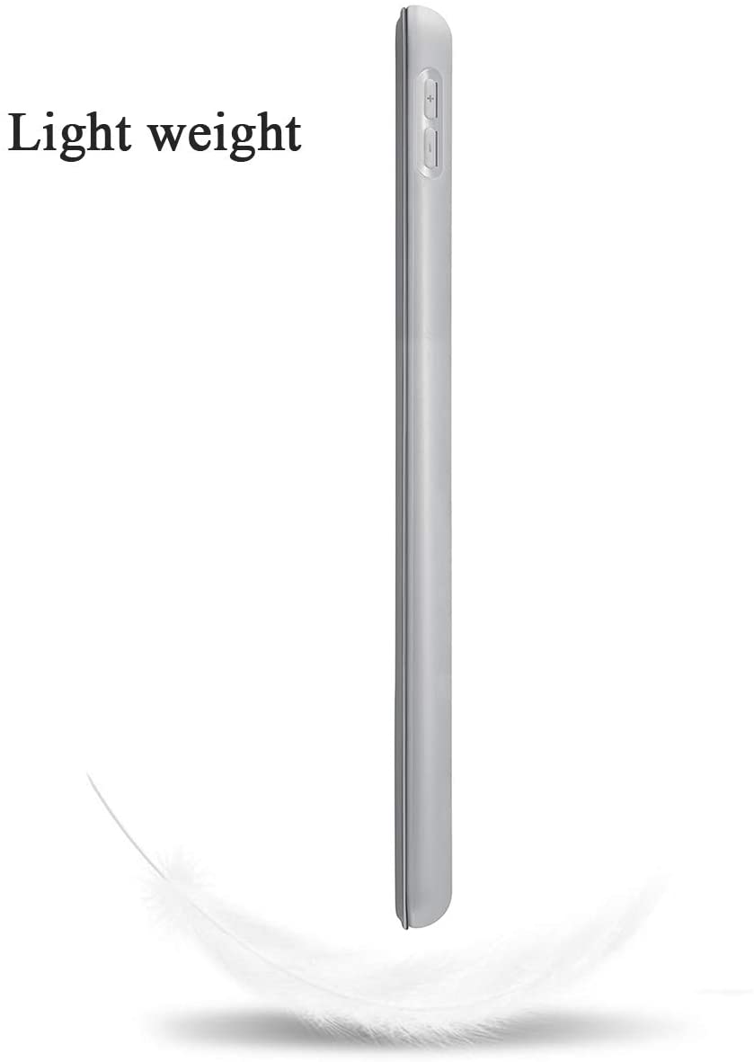 iPad 10.2 Inch 2019 Slim Smart TPU Soft Case Grey with Pencil Holder - SuperSaverAU - view 2