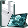 Premium Dark Green iPad Pro 11 Soft TPU Smart Case with Pencil Holder