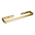 Gold Stainless Steel Paper Towel Holder, 40cm, Self-Adhesive or Screw Mount - SuperSaverAU - view 1