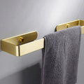Gold Stainless Steel Paper Towel Holder, 40cm, Self-Adhesive or Screw Mount - SuperSaverAU - view 5