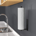 SUS 304 Stainless Steel Paper Towel Holder, 30cm, Waterproof, Black - SuperSaverAU - view 5