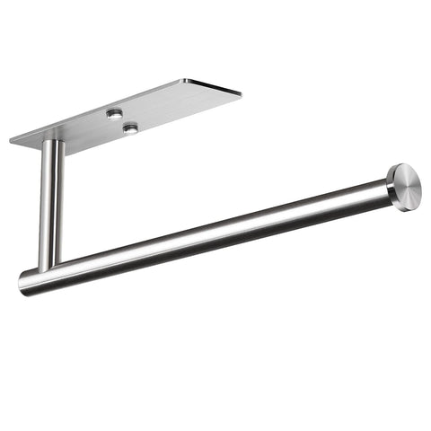 SUS 304 Stainless Steel Paper Towel Holder, 30cm, Waterproof, Wall Mount, Silver - SuperSaverAU - view 1