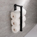 Premium Aluminum Paper Towel Holder, 32.5cm, Retractable, Black, Easy Install - SuperSaverAU - view 4