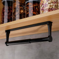 Premium Aluminum Paper Towel Holder, 32.5cm, Retractable, Black, Easy Install - SuperSaverAU - view 5