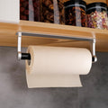 Premium Aluminum Paper Towel Holder, 32.5cm, Retractable, Wall Mount, Silver - SuperSaverAU - view 1