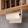Premium Aluminum Paper Towel Holder, 32.5cm, Retractable, Wall Mount, Silver - SuperSaverAU - view 5