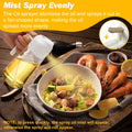 Premium White 600ml 2 in 1 Glass Oil Sprayer Dispenser