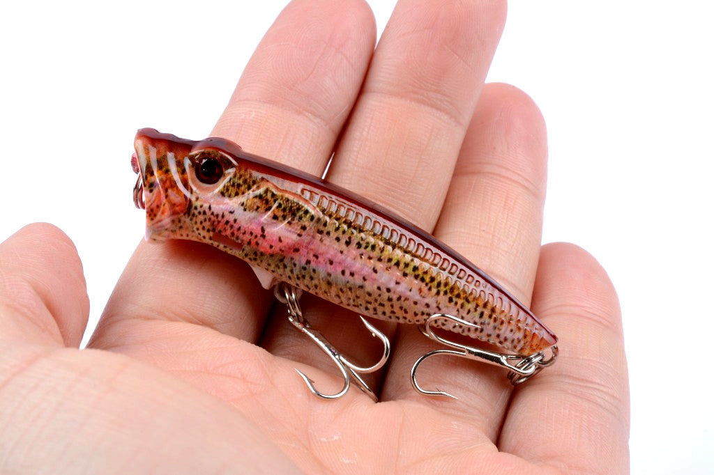 4X 6.5cm Durable ABS Hard Plastic Fishing Lure with Sharp Hooks for Fresh/Saltwater - SuperSaverAU - view 1