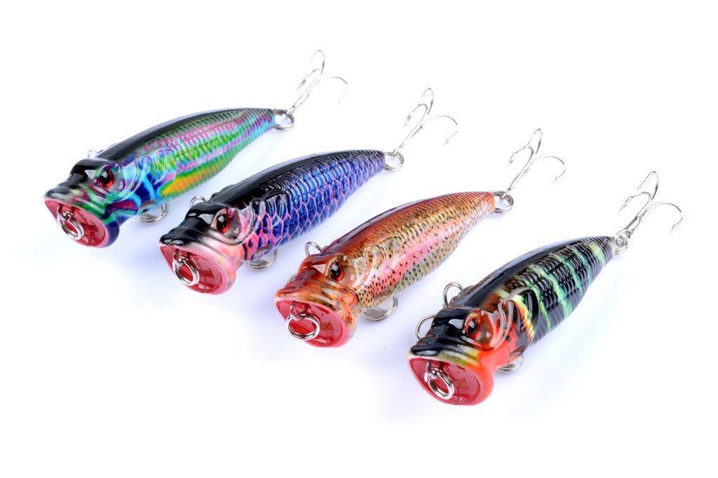 4X 6.5cm Durable ABS Hard Plastic Fishing Lure with Sharp Hooks for Fresh/Saltwater - SuperSaverAU - view 2