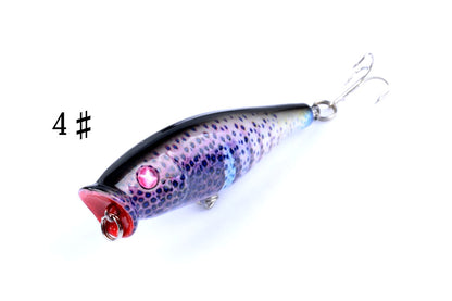 7.5cm Durable ABS Hard Plastic Fishing Lures - 5 Pack with Sharp Hooks