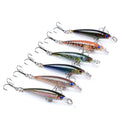 6x Popper 5cm Minnow Fishing Lure, Durable ABS, Sharp Hooks, Fresh/Saltwater - SuperSaverAU - view 2