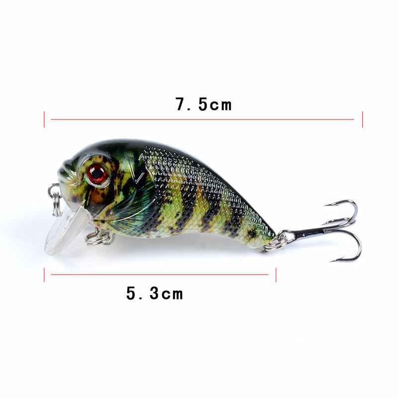 6x Popper Fishing Lures 5cm, Durable ABS, Sharp Hooks, Fresh/Saltwater - SuperSaverAU - view 2