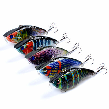 5X Popper Fishing Lures 7.2cm 14.2g for Freshwater & Saltwater Tackle