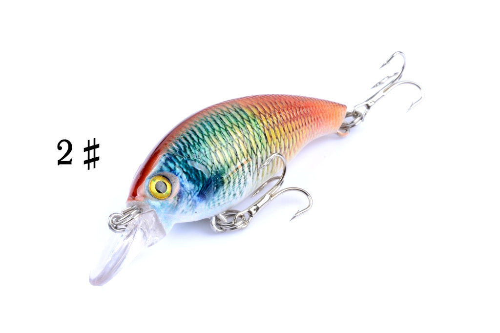 Durable ABS 7.5cm Popper Crank Bait Fishing Lure 4 Colors for Saltwater/Freshwater - SuperSaverAU - view 3