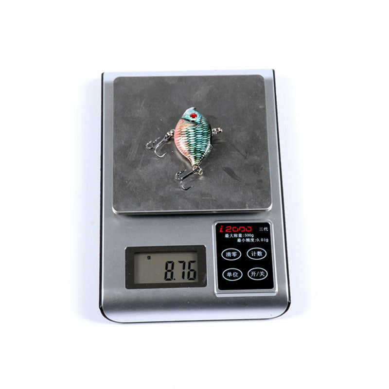 8x 4.5cm Durable ABS Fishing Lures with Sharp Hooks for Fresh & Saltwater