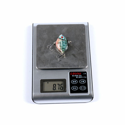 8x 4.5cm Durable ABS Fishing Lures with Sharp Hooks for Fresh & Saltwater