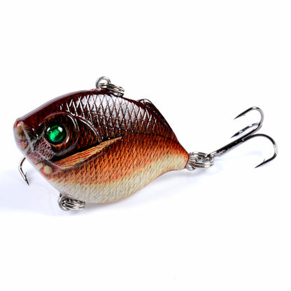 8x 4.5cm Durable ABS Fishing Lures with Sharp Hooks for Fresh & Saltwater