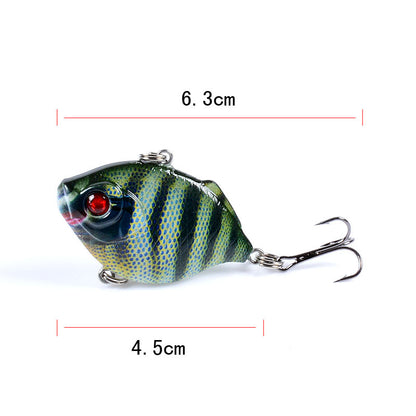 8x 4.5cm Durable ABS Fishing Lures with Sharp Hooks for Fresh & Saltwater