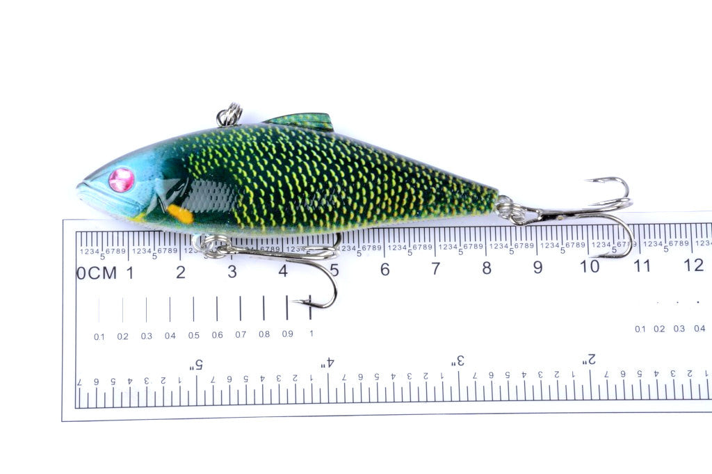 Vib Bait Fishing Lure 8.5cm 4x Lures with Sharp Hooks for Saltwater & Freshwater - SuperSaverAU - view 4