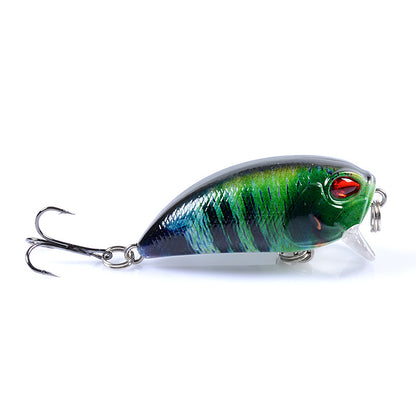 6x 5.1cm Durable ABS Fishing Lures with Sharp Hooks for Fresh/Saltwater