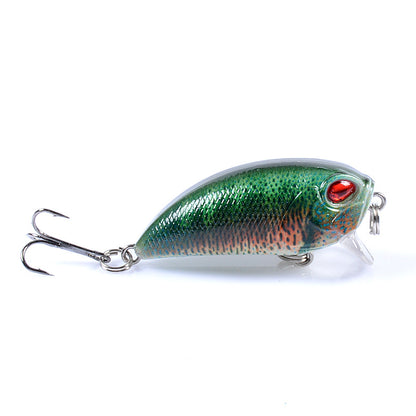 6x 5.1cm Durable ABS Fishing Lures with Sharp Hooks for Fresh/Saltwater