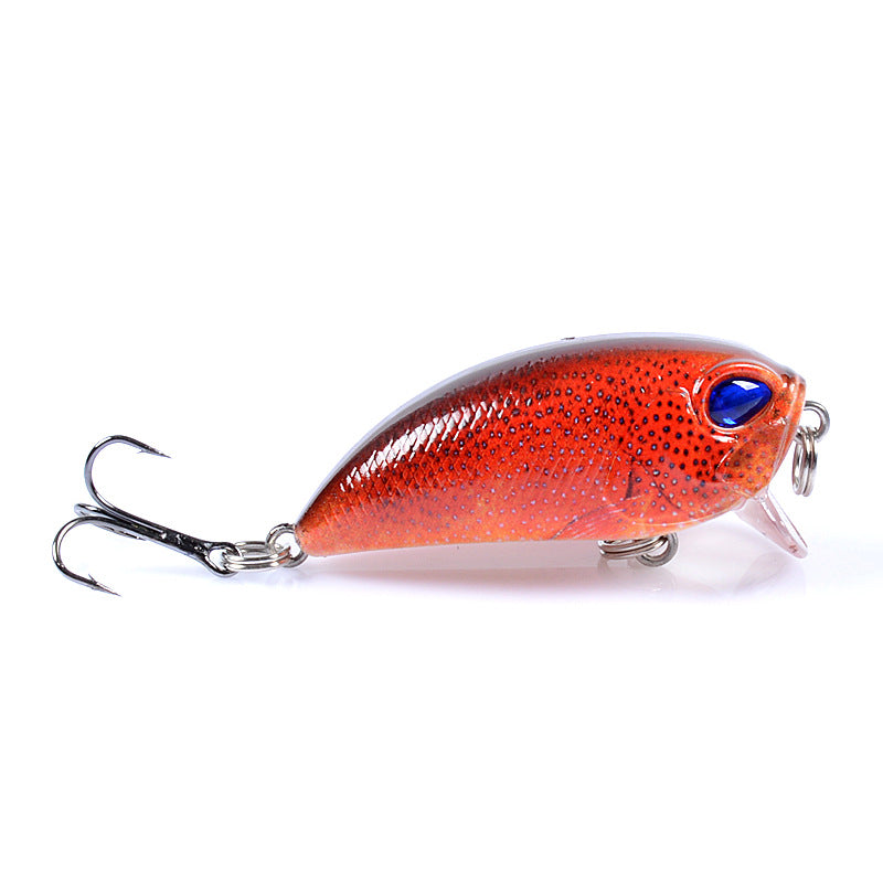6x 5.1cm Durable ABS Fishing Lures with Sharp Hooks for Fresh/Saltwater