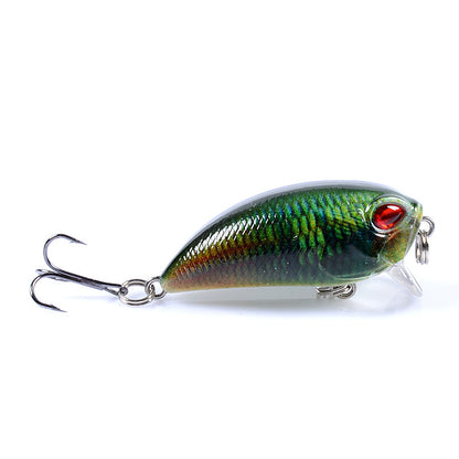 6x 5.1cm Durable ABS Fishing Lures with Sharp Hooks for Fresh/Saltwater