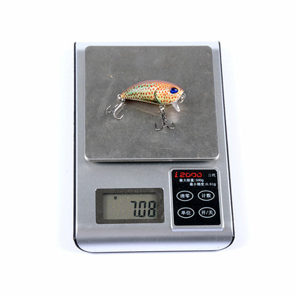 6x 5.1cm Durable ABS Fishing Lures with Sharp Hooks for Fresh/Saltwater