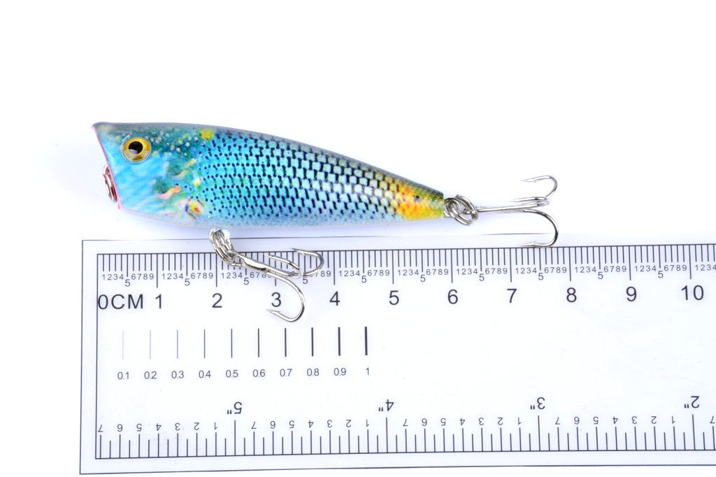 6X 6cm Durable ABS Hard Plastic Popper Fishing Lures for Fresh/Saltwater - SuperSaverAU - view 7