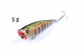 6X 6cm Durable ABS Hard Plastic Popper Fishing Lures for Fresh/Saltwater - SuperSaverAU - view 4