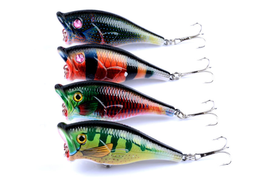 4X 6.5cm Durable ABS Hard Plastic Fishing Lure Set for Fresh & Saltwater - SuperSaverAU - view 1