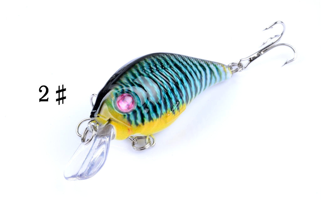 Durable ABS 7.5cm Popper Crank Bait Fishing Lure 4x Saltwater Surface Tackle - SuperSaverAU - view 5