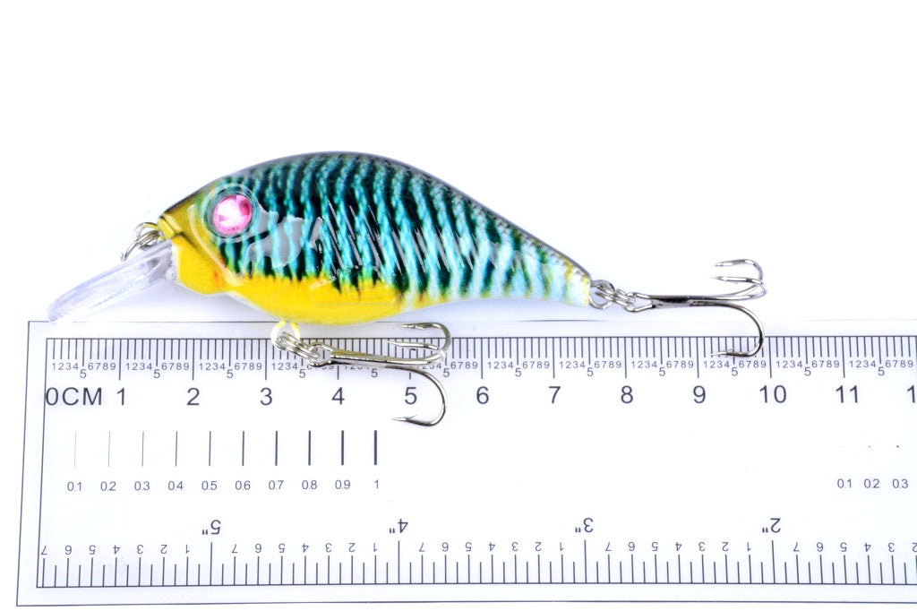 Durable ABS 7.5cm Popper Crank Bait Fishing Lure 4x Saltwater Surface Tackle - SuperSaverAU - view 8