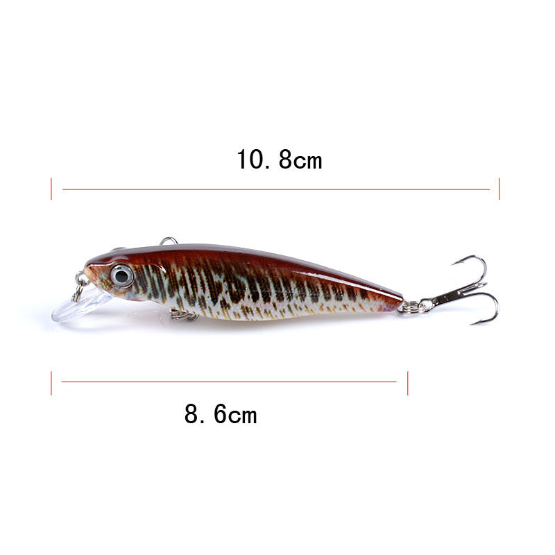 6x 8.6cm Durable ABS Fishing Lures with Sharp Hooks for Fresh & Saltwater - SuperSaverAU - view 5