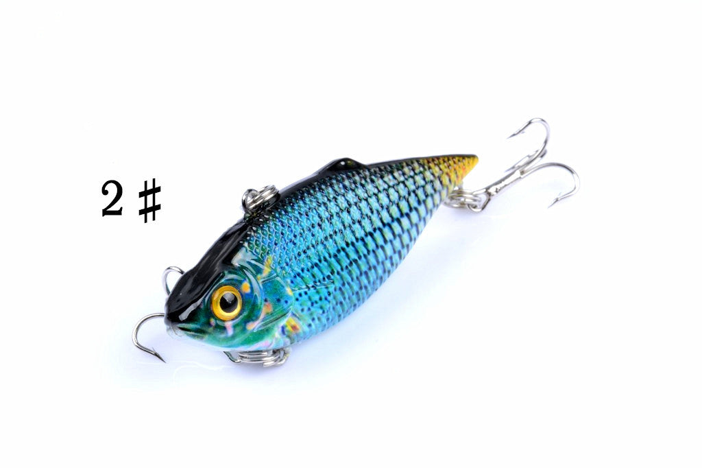 Vib Bait Fishing Lure 6x 6.5cm Saltwater Freshwater with Sharp Hooks - SuperSaverAU - view 3