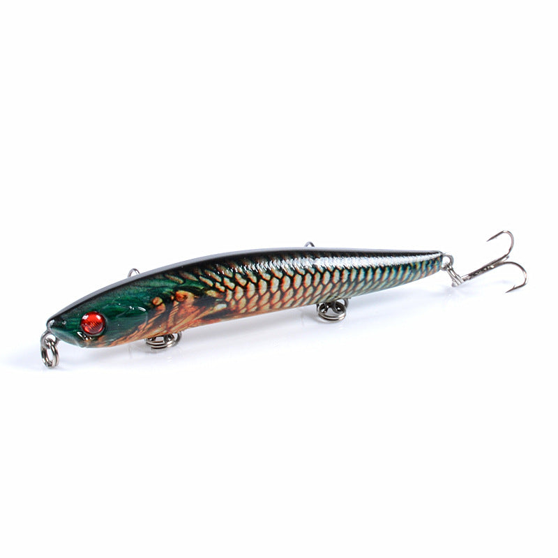 6x 9.3cm Durable ABS Hard Plastic Fishing Lures with Sharp Hooks for Fresh/Saltwater