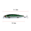 6x 9.3cm Durable ABS Hard Plastic Fishing Lures with Sharp Hooks for Fresh/Saltwater - SuperSaverAU - view 4