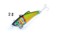 Vib Bait Fishing Lure 7cm 6x Pack, Sharp Hooks, Saltwater/Freshwater, 3D Eyes - SuperSaverAU - view 4