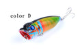 Durable ABS 6.5cm Popper Fishing Lures - 4 Colors, Sharp Hooks, Saltwater/Freshwater - SuperSaverAU - view 3