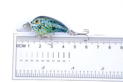 Durable ABS 4.5cm Popper Crank Bait Fishing Lure 5x Saltwater Surface Tackle