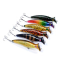 6x 12.4cm Durable ABS Fishing Lures with Sharp Hooks for Fresh/Saltwater - SuperSaverAU - view 4