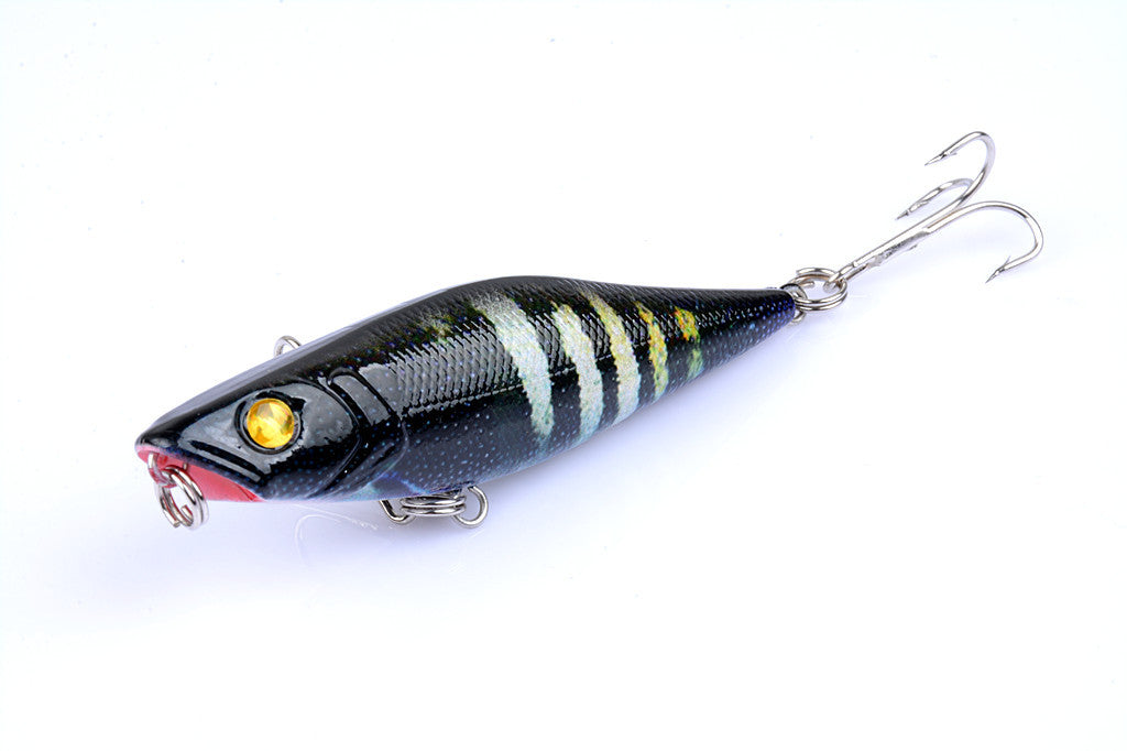 Durable ABS 7.5cm Fishing Lures 5x Popper Tackle for Fresh & Saltwater - SuperSaverAU - view 3